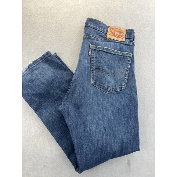 Levi's Other - Levis 505 Men 36x30 Regular Blue Jeans Medium Wash Denim Cotton Stretch